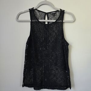 Express lace tank top size small